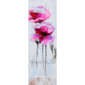 Handmade Palette Knife Modern Flower Oil Painting on Canvas